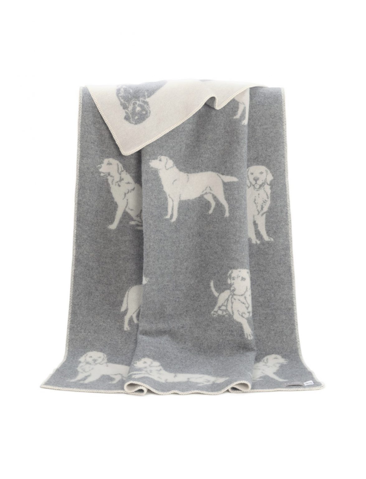 Dogs Wool Throw