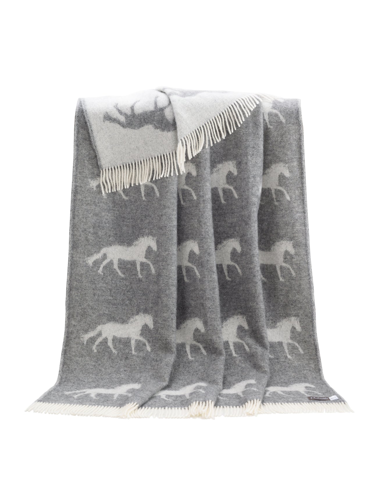 Galloping Horses Wool Throw