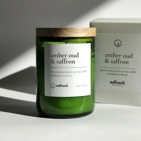 Amber Oud & Saffron Candle