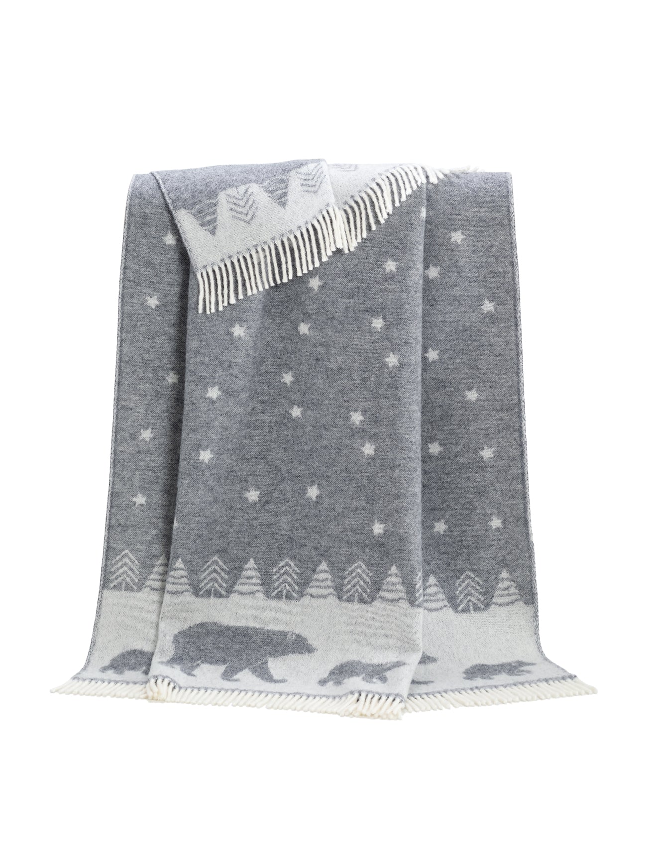 Winter's Night Wool Throw