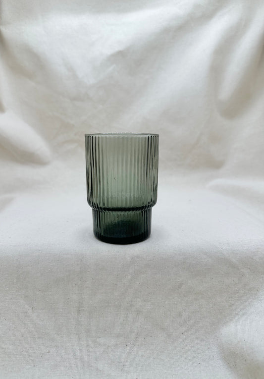 Ribbed Water Glass