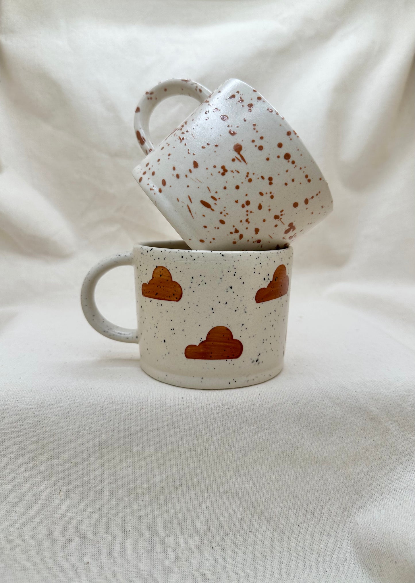 Ochre Ink Splash Mug