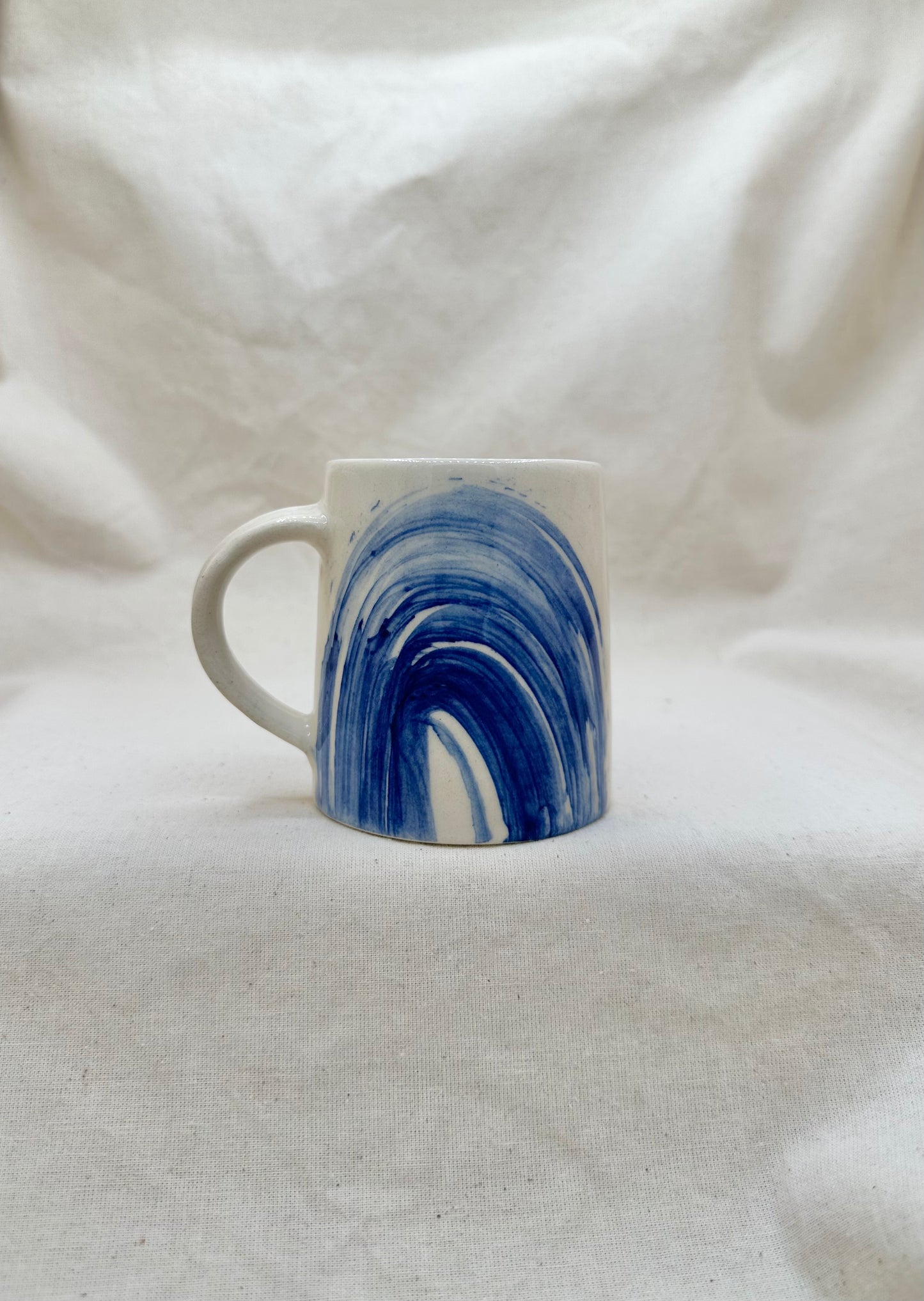 Ink Blue Brush Stroke Mug