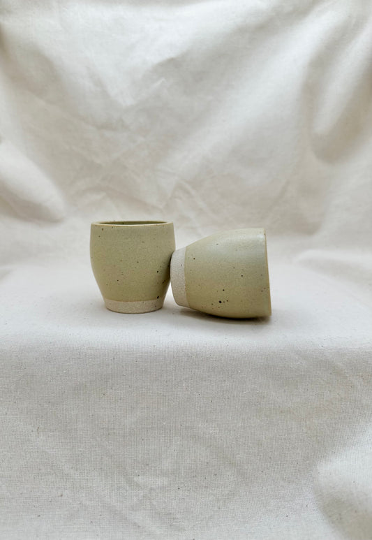 Biscuit Pair of Espresso Cups