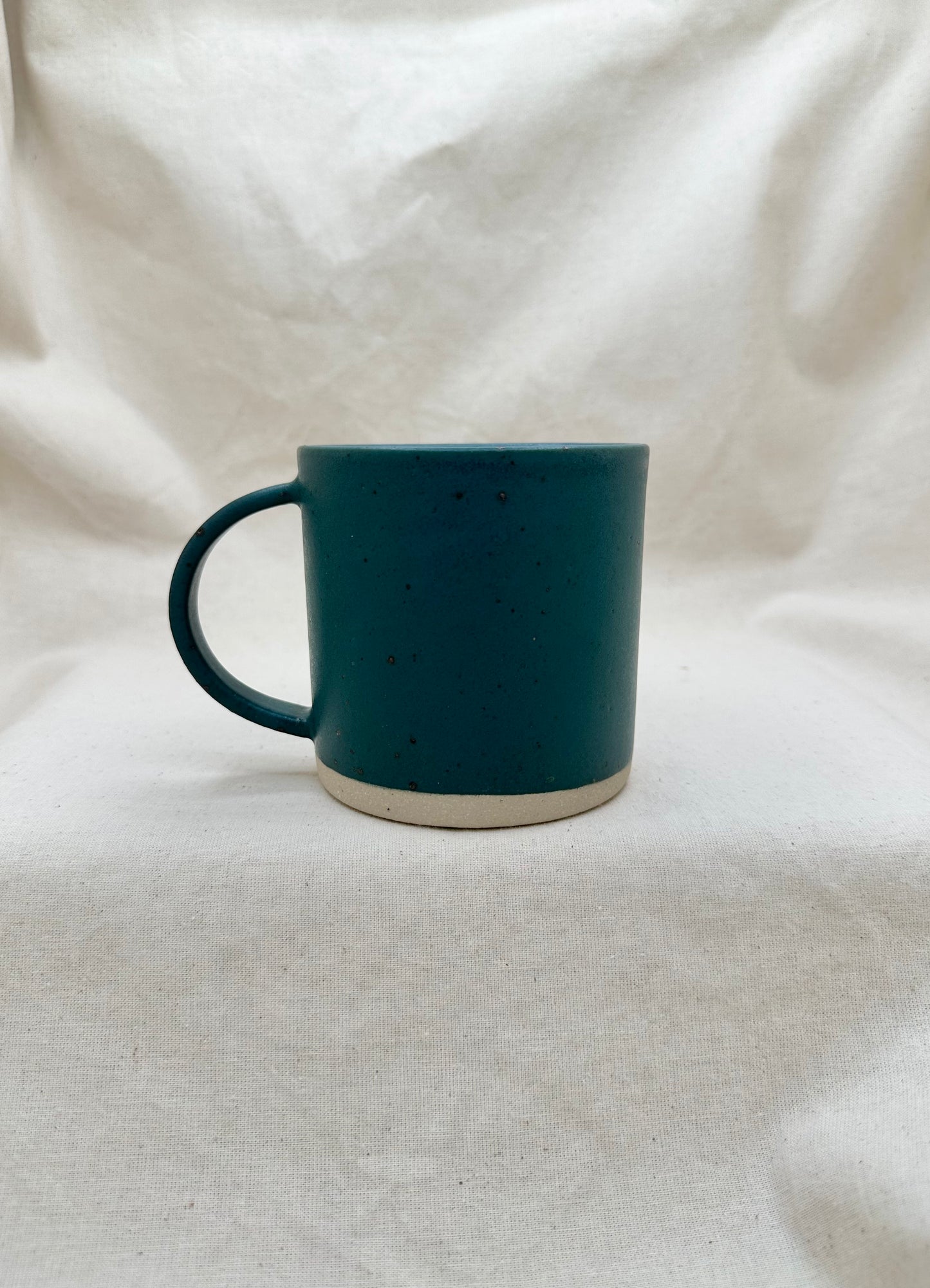 Teal Speckled Chunky Mug