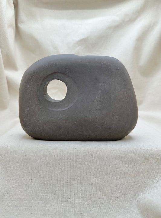 Anthracite Sculptural Vase II