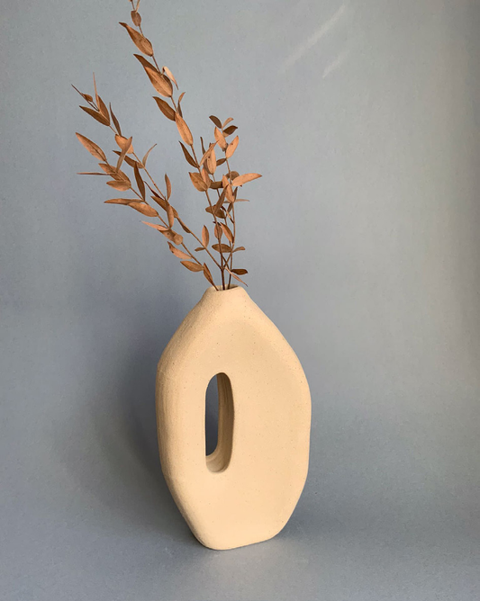 Milky Sculptural Vase I