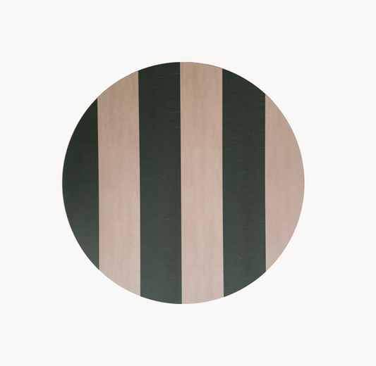 Emerald Wide Stripe Tablemat