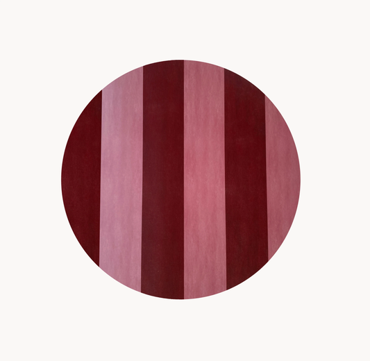 Cerise Wide Stripe Tablemat